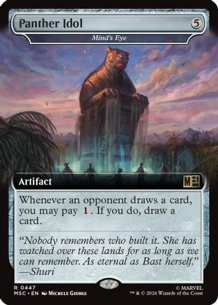 Panther Idol - Mind's Eye (Extended Art) (MSC-447) [Commander: Marvel Super Heroes]