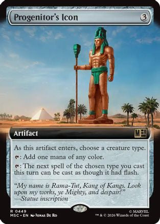 Progenitor's Icon (Extended Art) (MSC-449) [Commander: Marvel Super Heroes]