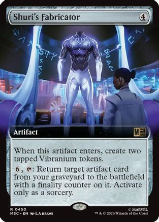 Shuri's Fabricator (Extended Art) (MSC-450) [Commander: Marvel Super Heroes]