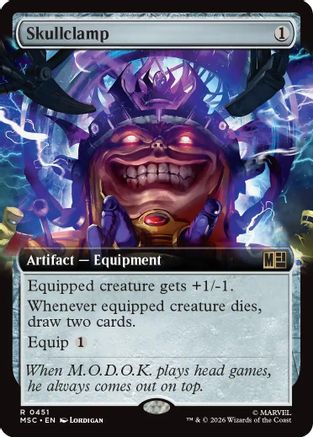 Skullclamp (Extended Art) (MSC-451) [Commander: Marvel Super Heroes]