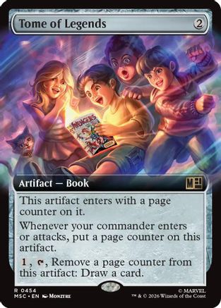 Tome of Legends (Extended Art) (MSC-454) [Commander: Marvel Super Heroes]
