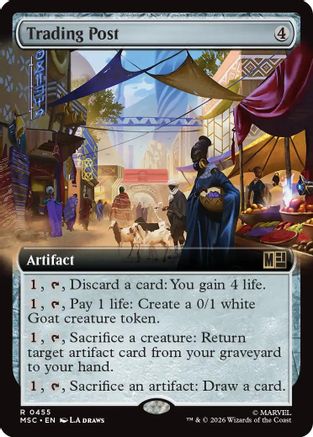 Trading Post (Extended Art) (MSC-455) [Commander: Marvel Super Heroes]