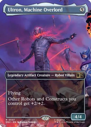 Ultron, Machine Overlord (Borderless) (MSC-507) [Commander: Marvel Super Heroes]