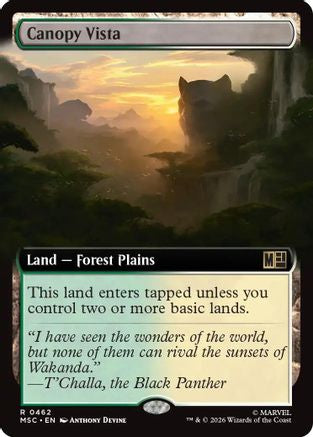 Canopy Vista (Extended Art) (MSC-462) [Commander: Marvel Super Heroes]
