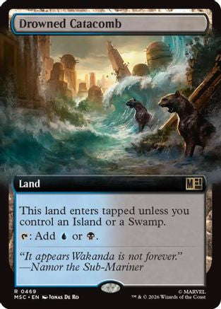 Drowned Catacomb (Extended Art) (MSC-469) [Commander: Marvel Super Heroes]