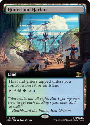 Hinterland Harbor (Extended Art) (MSC-480) [Commander: Marvel Super Heroes]