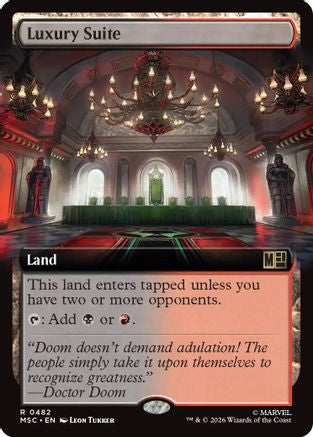 Luxury Suite (Extended Art) (MSC-482) [Commander: Marvel Super Heroes]