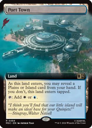 Port Town (Extended Art) (MSC-484) [Commander: Marvel Super Heroes]