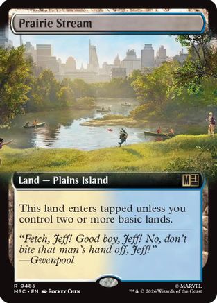 Prairie Stream (Extended Art) (MSC-485) [Commander: Marvel Super Heroes]