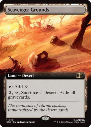 Scavenger Grounds (Extended Art) (MSC-491) [Commander: Marvel Super Heroes]