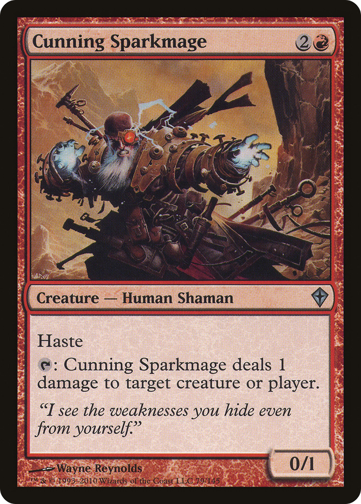Cunning Sparkmage (WWK-079) [Worldwake] Foil
