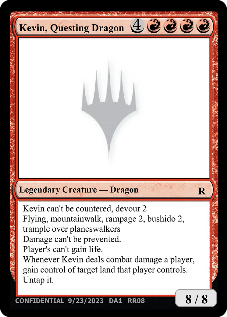 Kevin, Questing Dragon (UNK-RR08A) [Unknown Event]