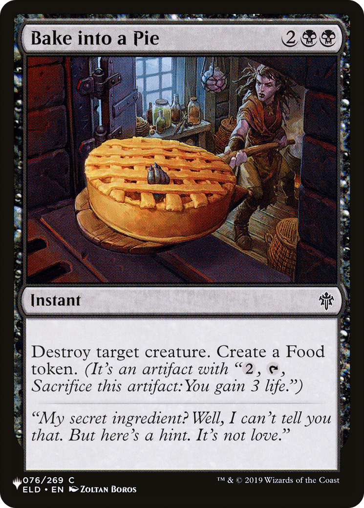 Bake into a Pie (LIST-ELD-76) [The List]