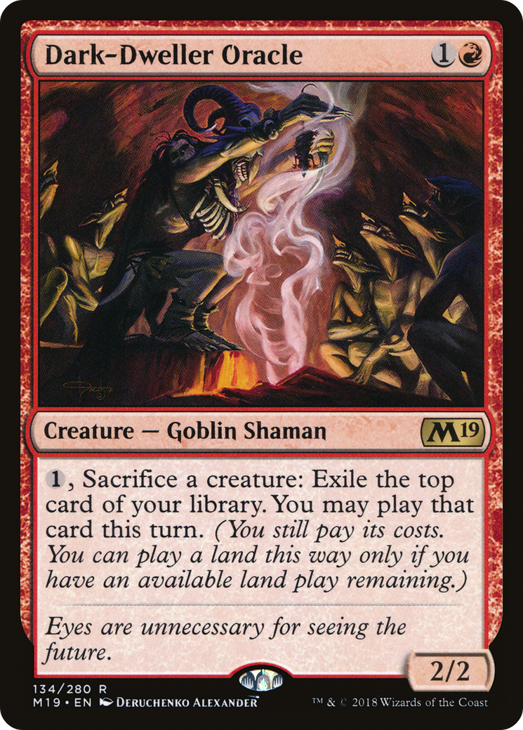 Dark-Dweller Oracle (M19-134) [Core Set 2019]