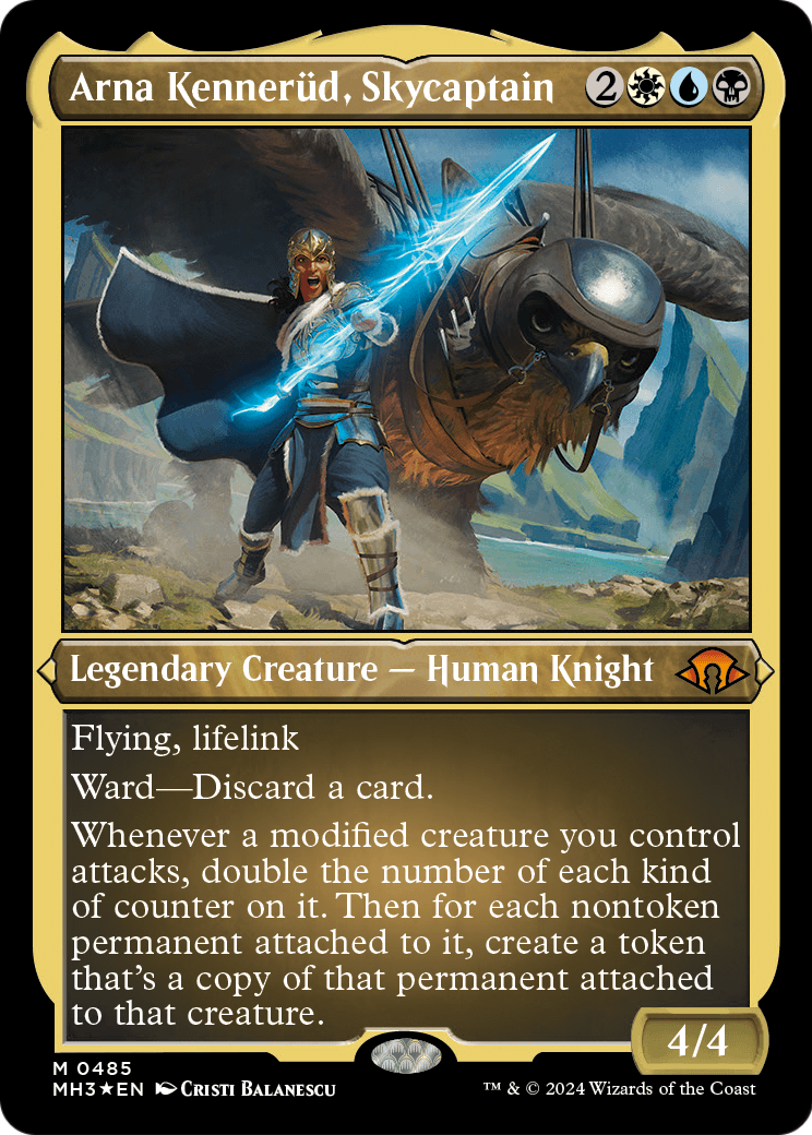 Arna Kennerud, Skycaptain (Foil Etched) (MH3-485) [Modern Horizons 3] Foil