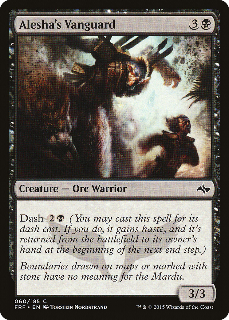 Alesha's Vanguard (FRF-060) [Fate Reforged]