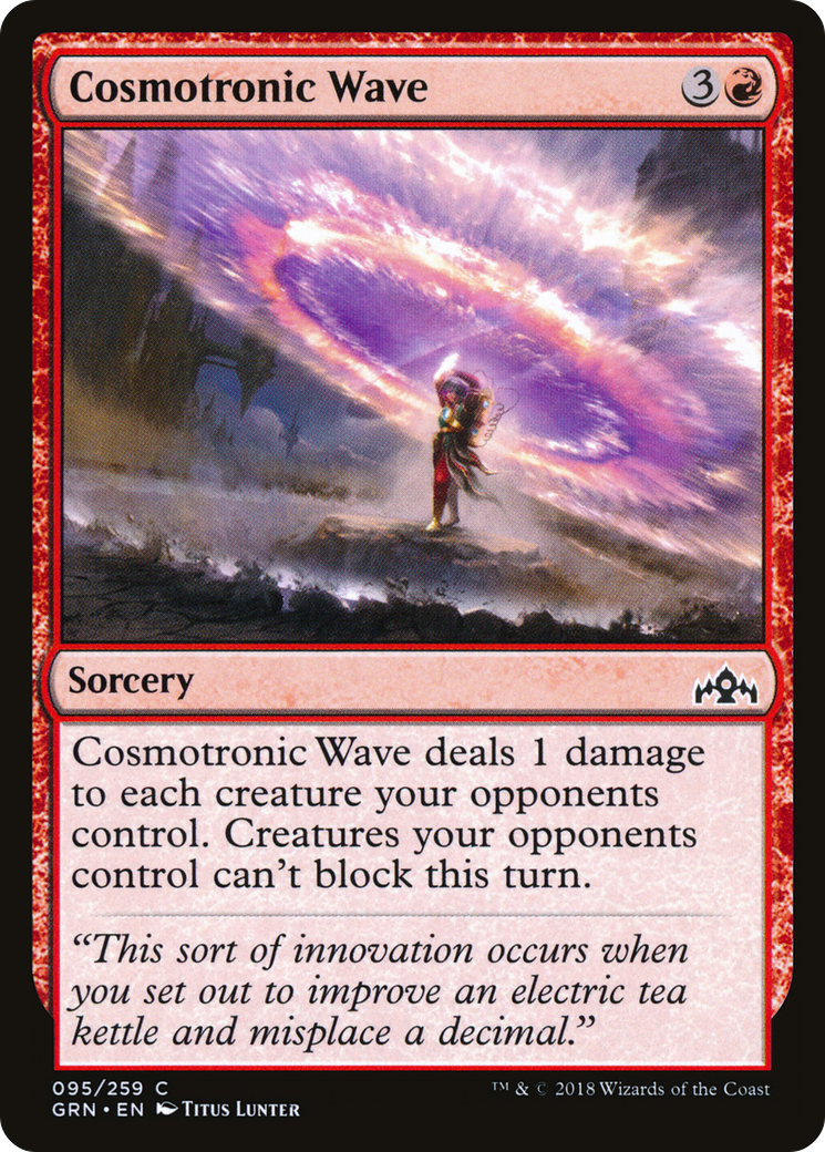 Cosmotronic Wave (GRN-095) [Guilds of Ravnica]