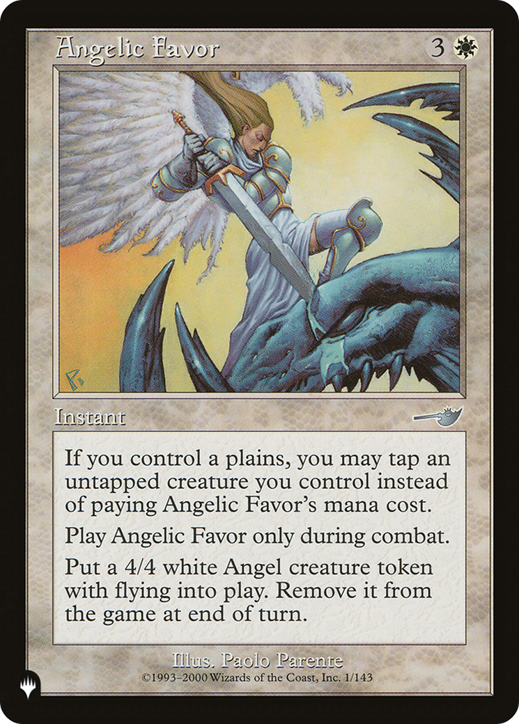 Angelic Favor (LIST-NEM-1) [The List]