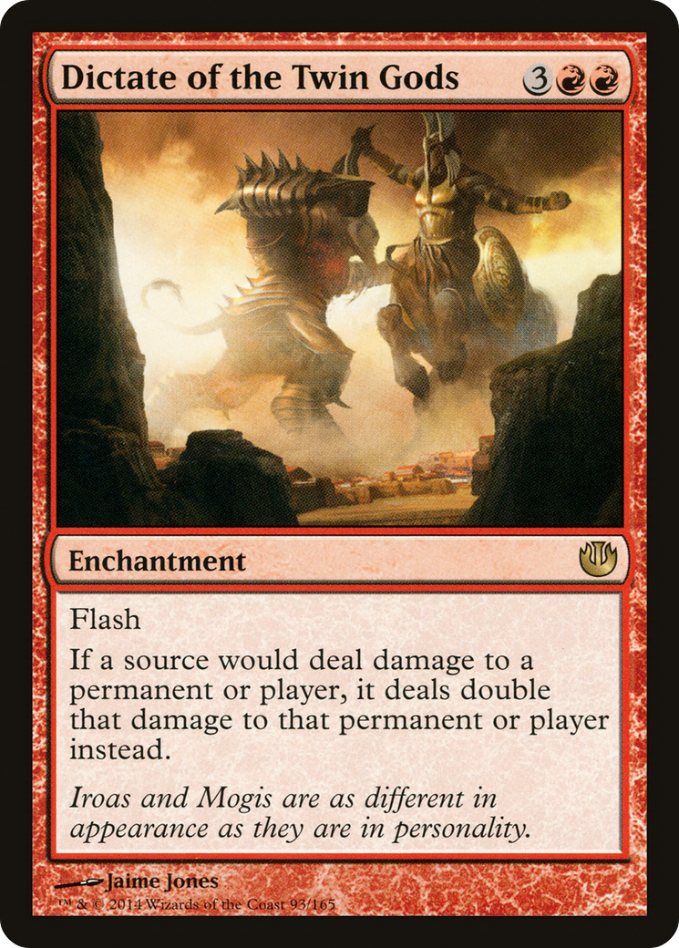 Dictate of the Twin Gods (JOU-093) [Journey into Nyx] Foil