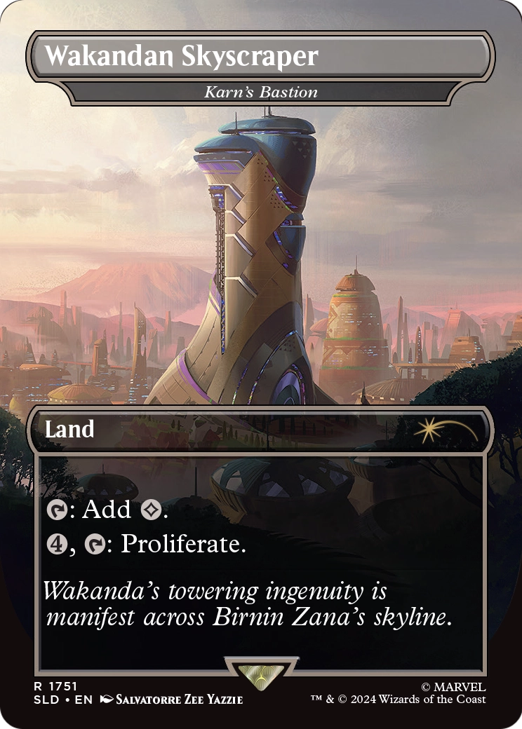 Karn's Bastion (SLD-1751) (Borderless) [Secret Lair Drop] Foil