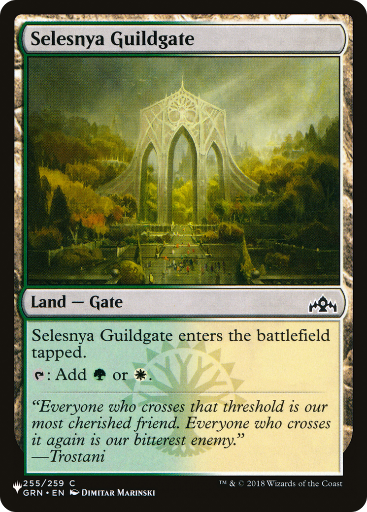 Selesnya Guildgate (LIST-GRN-255) [The List Reprints]