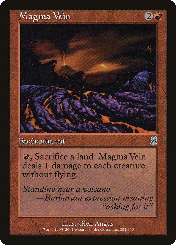 Magma Vein (ODY-203) [Odyssey] Foil