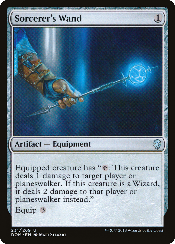 Sorcerer's Wand (DOM-231) [Dominaria]