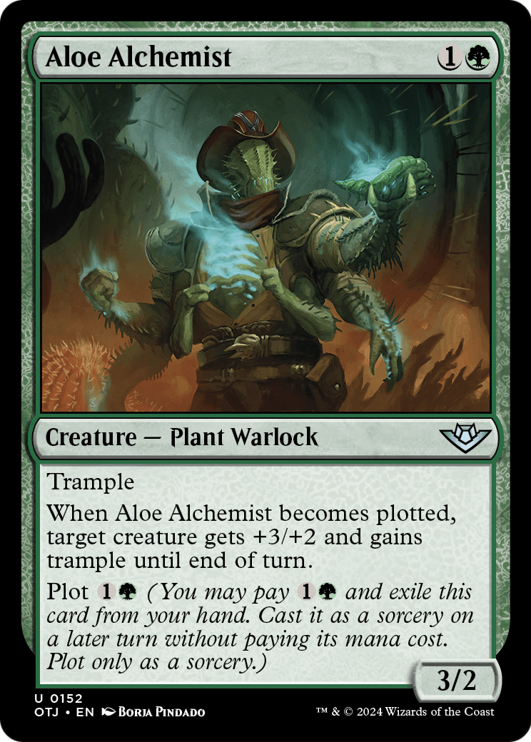 Aloe Alchemist (OTJ-152) [Outlaws of Thunder Junction] Foil