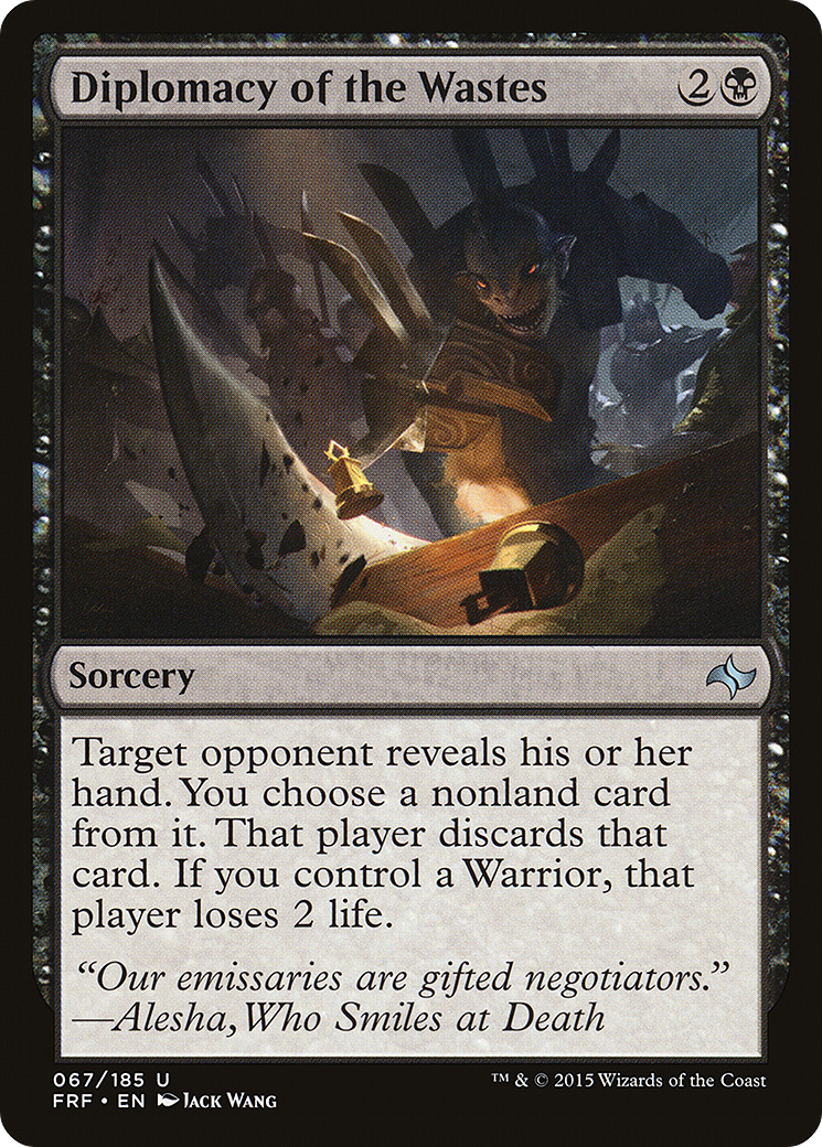 Diplomacy of the Wastes (FRF-067) [Fate Reforged] Foil