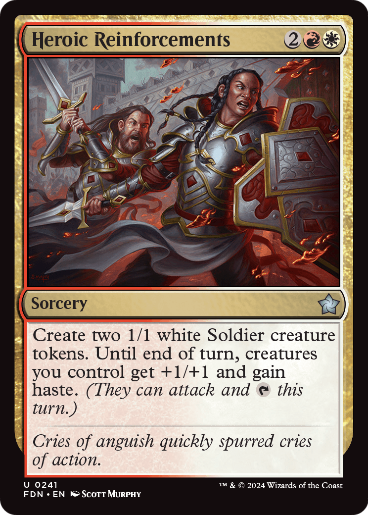 Heroic Reinforcements (FDN-241) [Foundations]