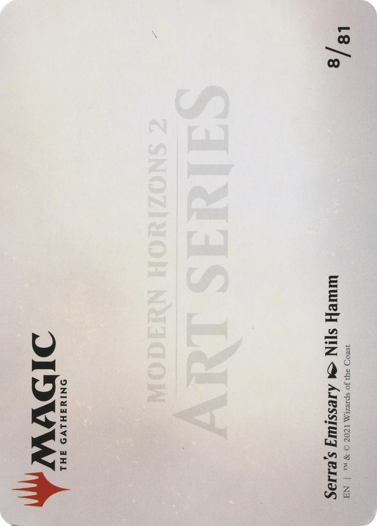 Serra's Emissary // Serra's Emissary (AMH2-008) (Borderless) [Modern Horizons 2 Art Series] Foil