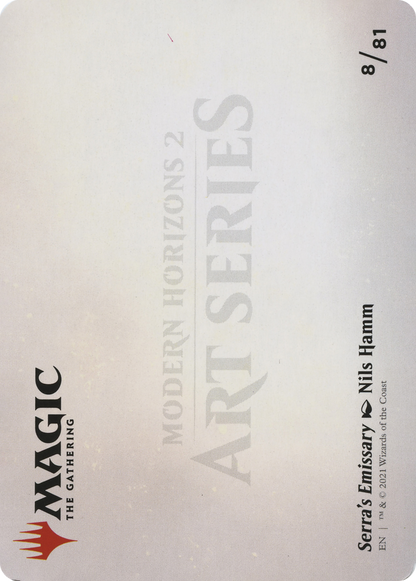 Serra's Emissary // Serra's Emissary (AMH2-008) (Borderless) [Modern Horizons 2 Art Series] Foil