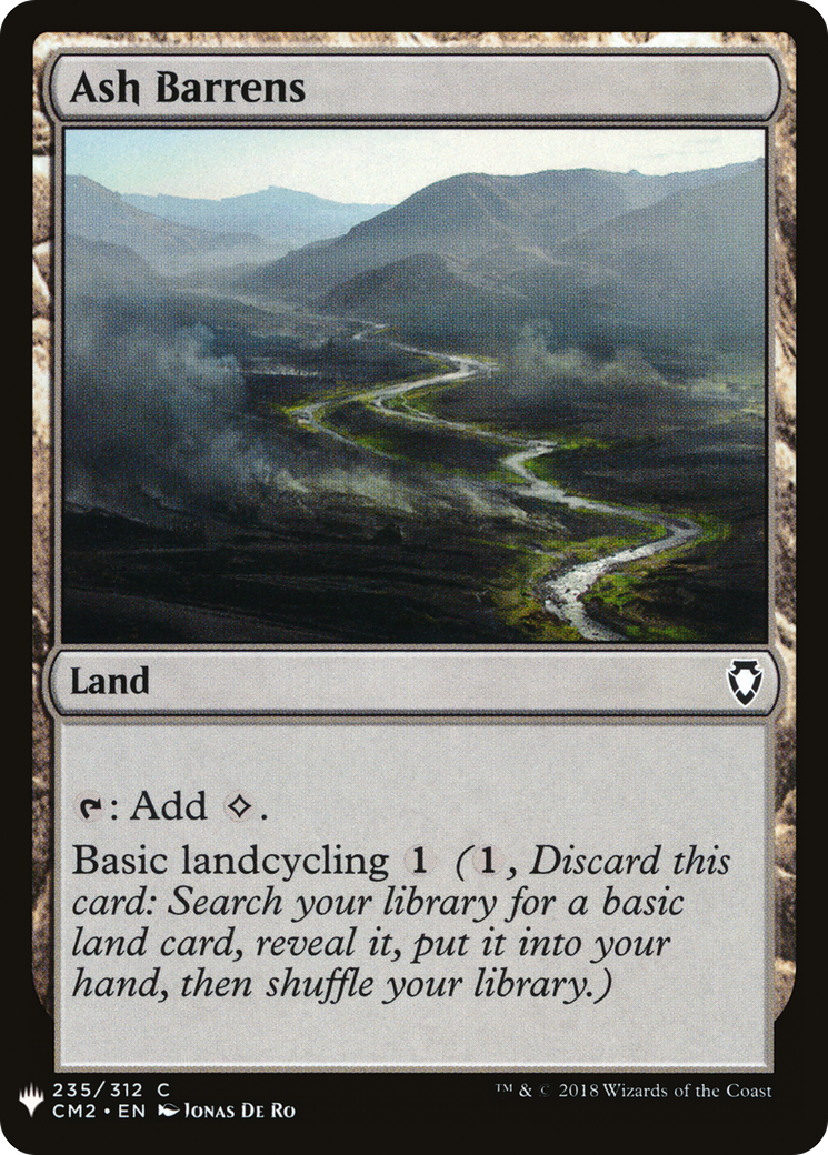 Ash Barrens (LIST-CM2-235) [The List]