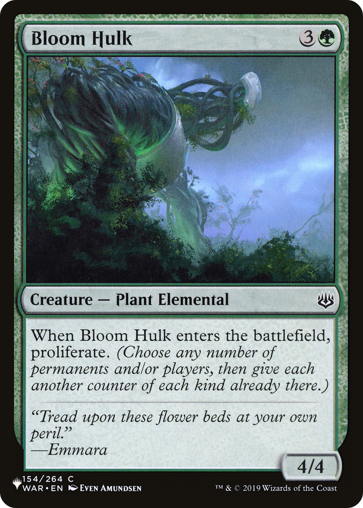 Bloom Hulk (LIST-WAR-154) [The List]