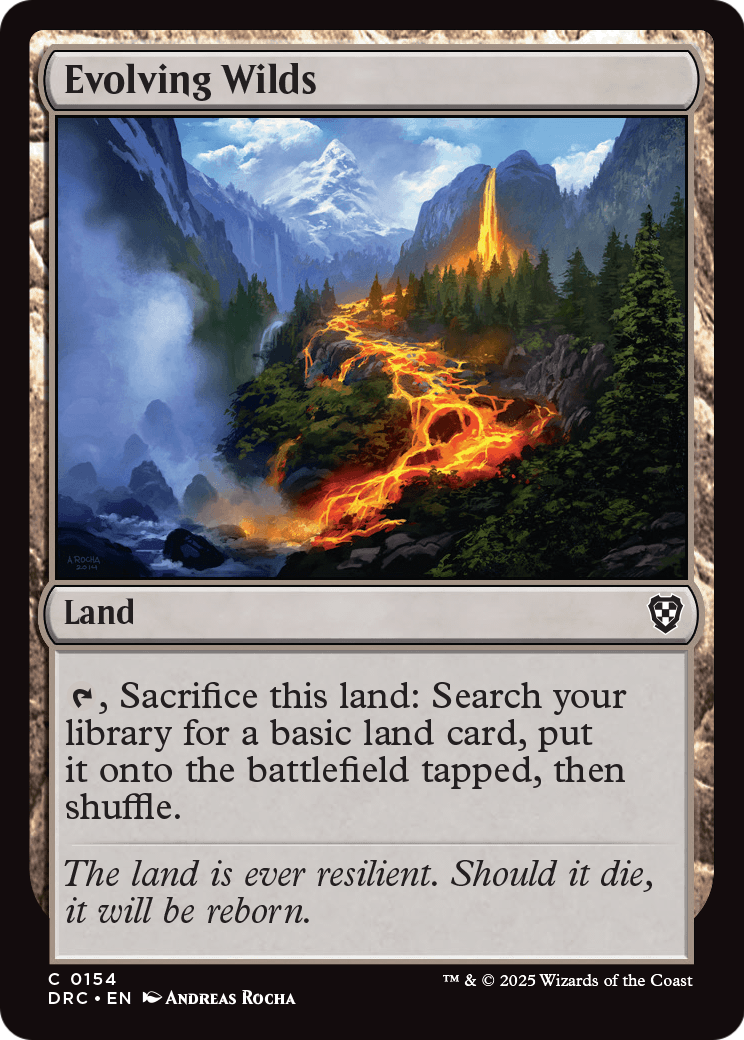 Evolving Wilds (DRC-154) [Commander: Aetherdrift]