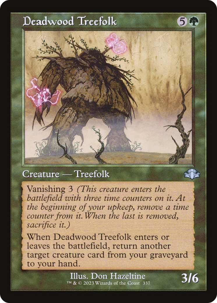 Deadwood Treefolk (Retro Frame) (DMR-337) [Dominaria Remastered]