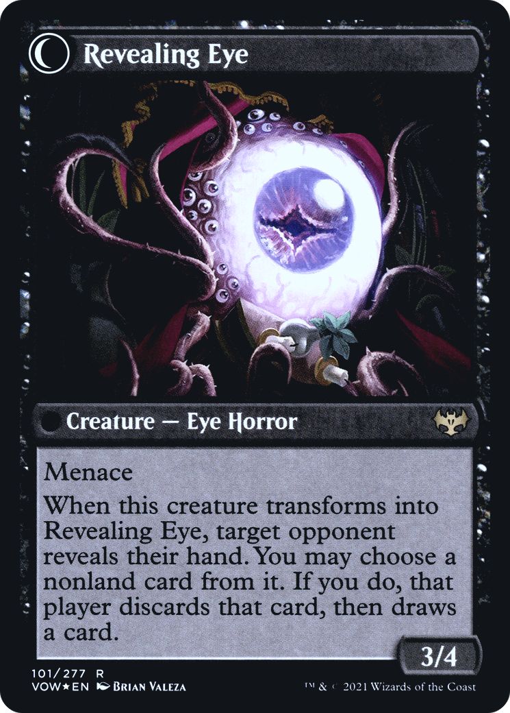 Concealing Curtains (PRE-101) [Innistrad: Crimson Vow Promos] Foil