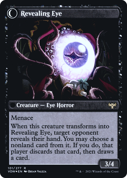 Concealing Curtains (PRE-101) [Innistrad: Crimson Vow Promos] Foil
