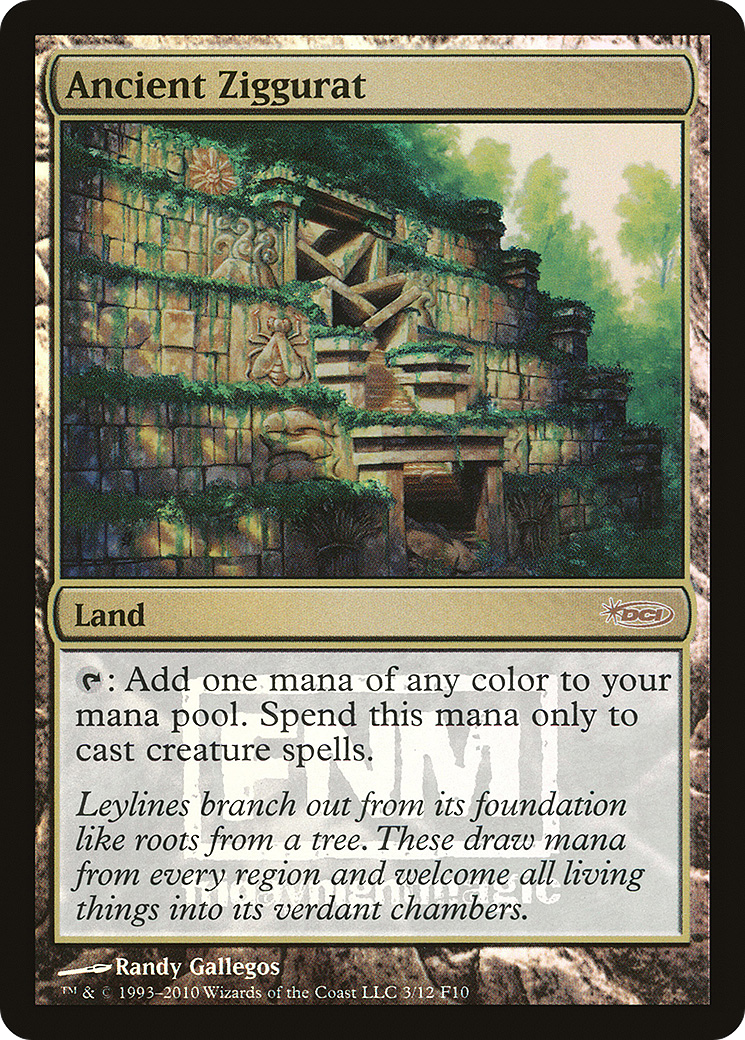 Ancient Ziggurat (FNM-003) [Friday Night Magic 2010] Foil