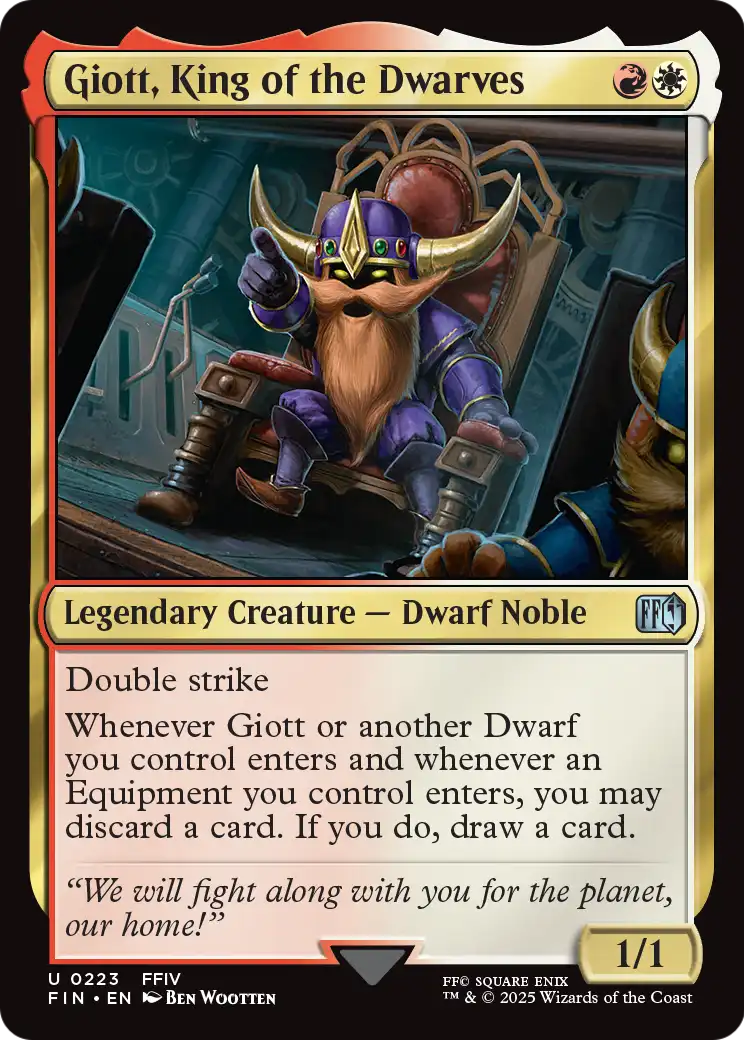 Giott, King of the Dwarves (FIN-223) [FINAL FANTASY]