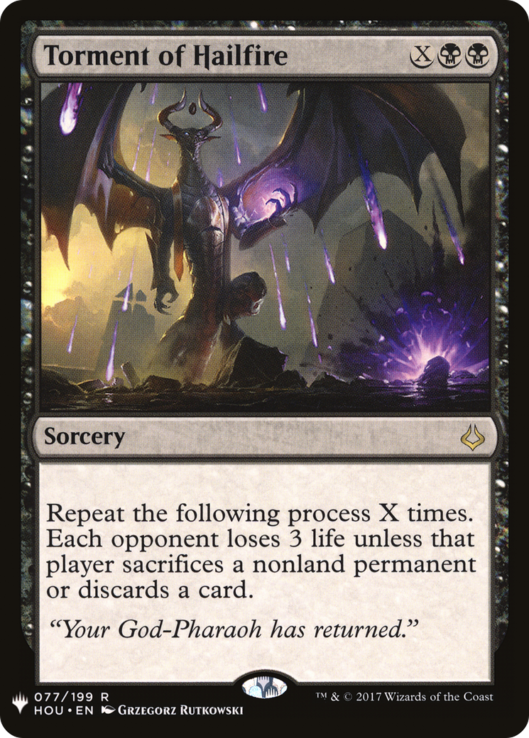 Torment of Hailfire (LIST-HOU-77) [The List]