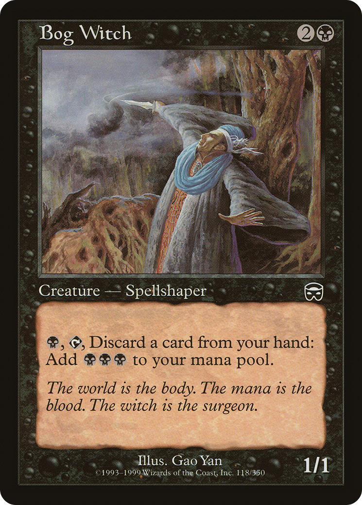 Bog Witch (MMQ-118) [Mercadian Masques]