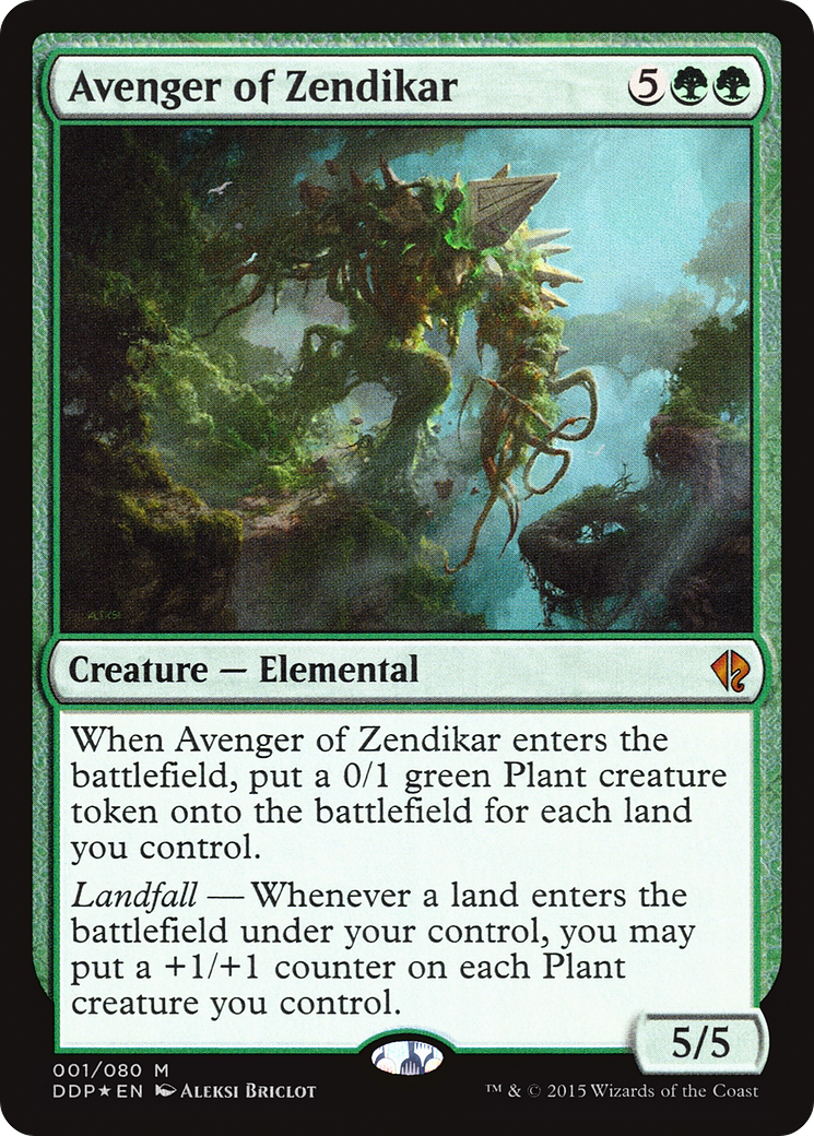 Avenger of Zendikar (DDP-001) [Duel Decks: Zendikar vs. Eldrazi] Foil