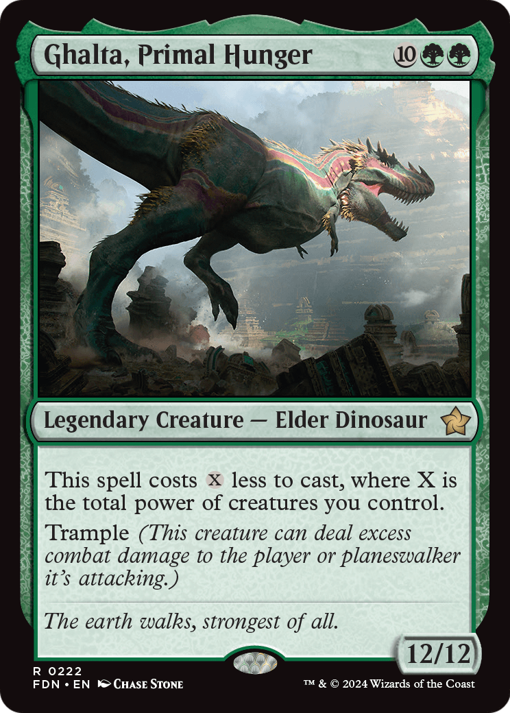 Ghalta, Primal Hunger (FDN-222) [Foundations]