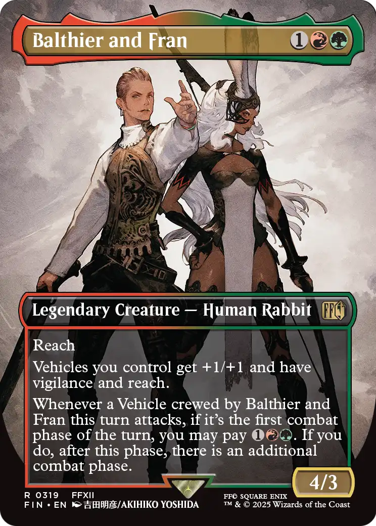 Balthier and Fran (FIN-319) (Borderless) [FINAL FANTASY] Foil