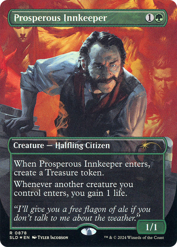 Prosperous Innkeeper (SLD-878) (Borderless) [Secret Lair Drop] Foil