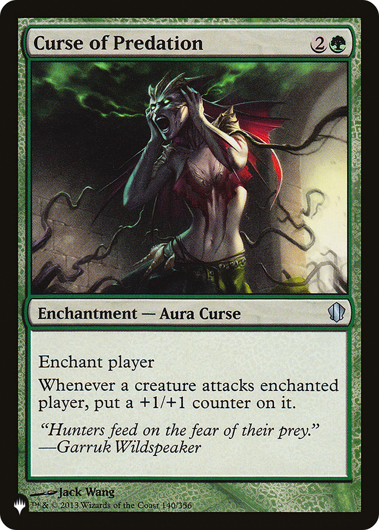 Curse of Predation (LIST-C13-140) [The List]