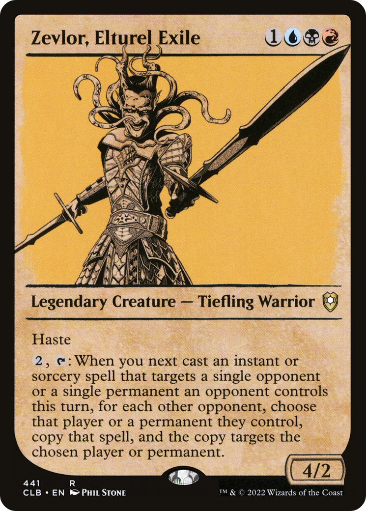Zevlor, Elturel Exile (Showcase) (CLB-441) [Commander Legends: Battle for Baldur's Gate] Foil