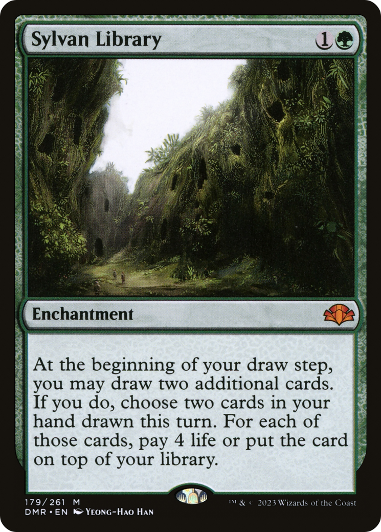 Sylvan Library (DMR-179) [Dominaria Remastered] Foil