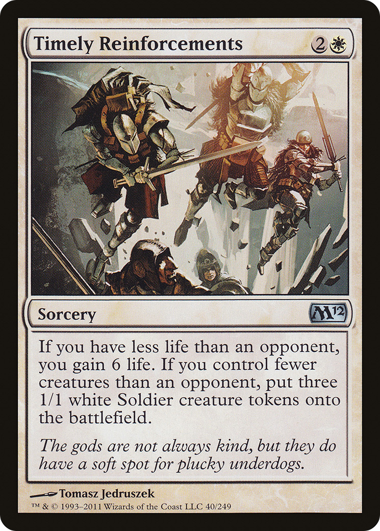 Timely Reinforcements (M12-040) [Magic 2012] Foil